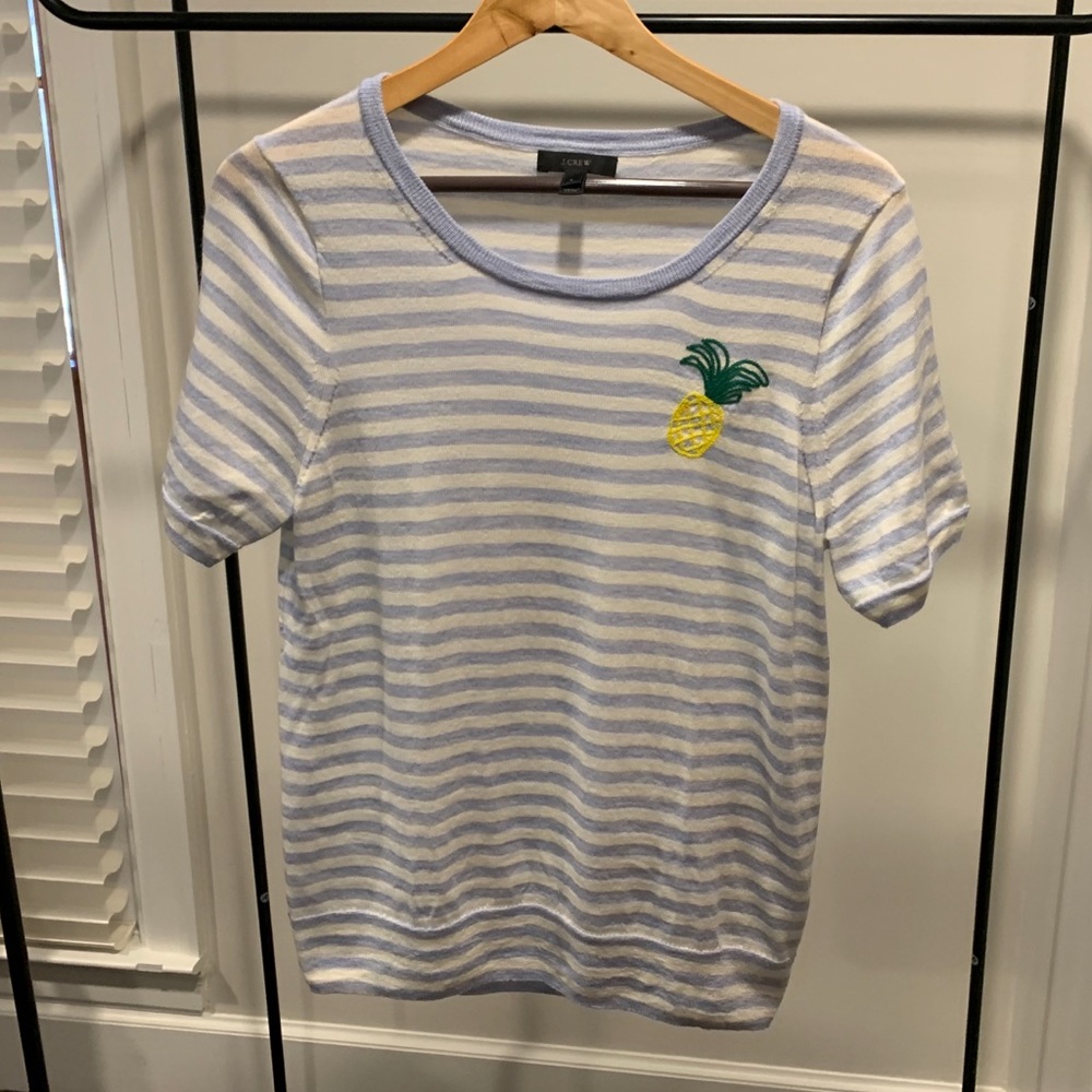 J. Crew pineapple knit tee!